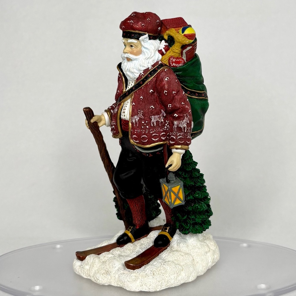 Pipka Reflections of Christmas Norwegian Julenisse Santa Figurine 6"